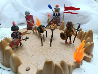 Combate Gladiadores Playmobil