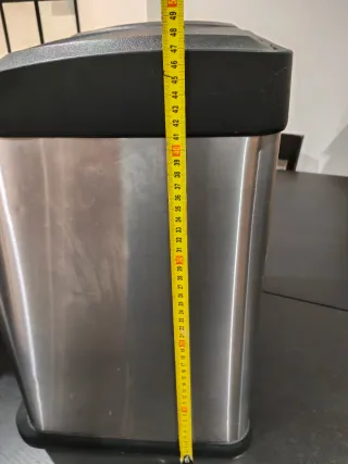 Cubo de reciclaje doble con pedales