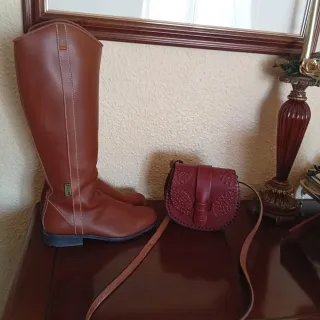 Botas Valverde del Camino Cuero Romería