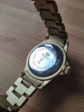 Reloj Marea Dorado Sumergible 5 ATM