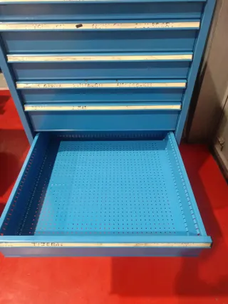 Armadio Metallico a Cassetti Blu