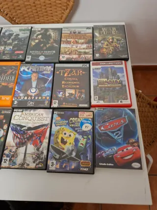 Lote Juegos PC: Age of Empires, Battlefield, Cars
