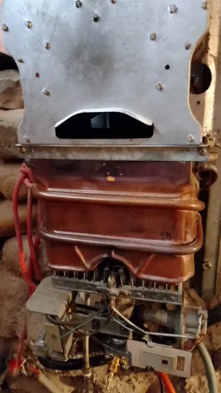 Calentador gas butano