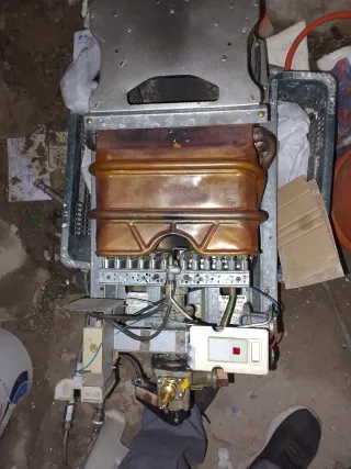Calentador gas butano