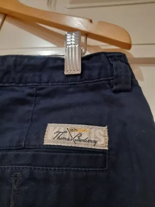 Pantalones Burberry Hombre Talla 46 azul oscuro