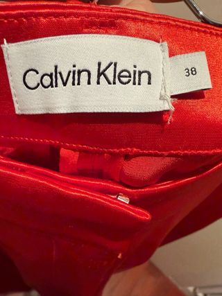 Traje Calvin Klein Rojo Fiesta/Cocktail
