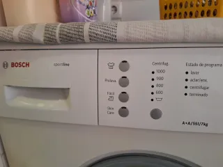 Lavadora Bosch 7kg Blanca