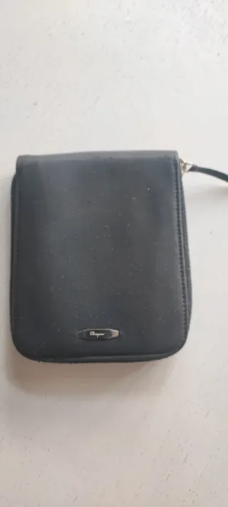 Portafoglio zip Salvatore Ferragamo nero