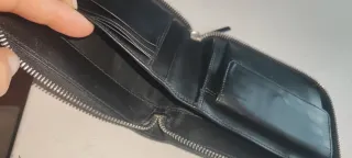 Portafoglio zip Salvatore Ferragamo nero