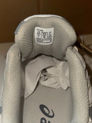 Asics beige/gris talla 37.5