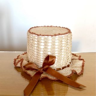Funda rollo papel crochet hecho a mano