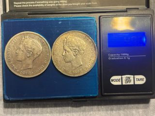 Monedas Plata 5 Pesetas Alfonso XIII 1898