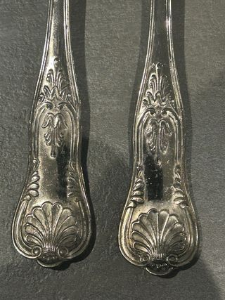 Set 5 forchette vintage argento 800 stile classico