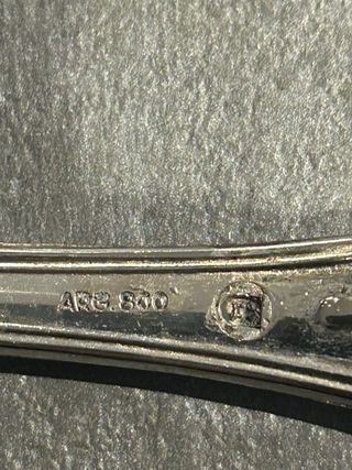 Set 5 forchette vintage argento 800 stile classico