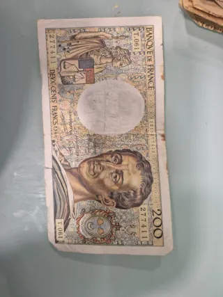 Billete 200 Francos Franceses 1988