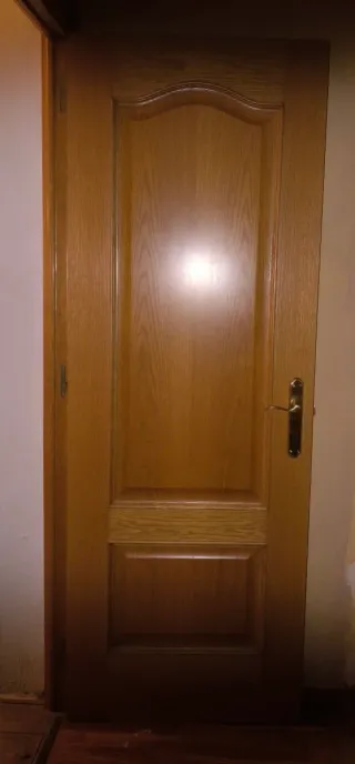 Puerta interior de madera