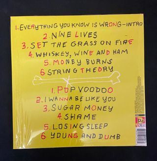Black Grape – Pop Voodoo Signed LP, Yellow Vinyl
