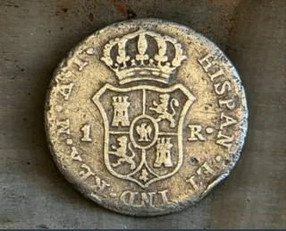 Moneda Plata 1 Real Napoleón 1812