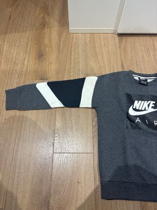 Sudadera Nike Air Gris y Blanca TALA M 137-147 CM