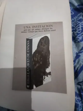 Dos libros uno de don quijote i otro de las aves