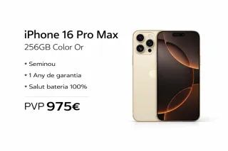 iPhone 16 Pro Max 256GB Dorado
