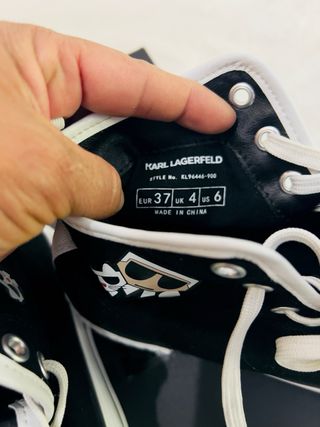 Zapatillas Karl Lagerfeld Negras Talla 37
