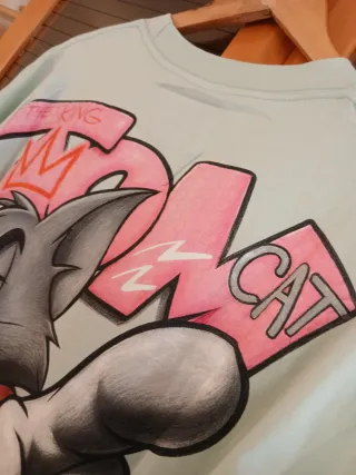 Camiseta Tom Graffiti Oversize