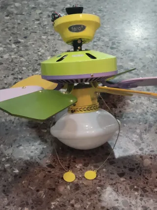 Lámpara Ventilador Faro Infantil