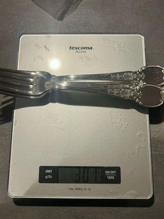 Raffinato set 5 forchette vintage Christofle