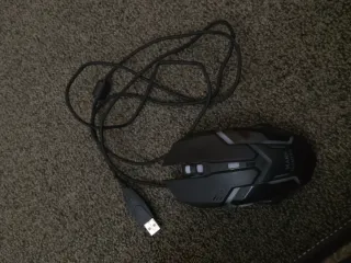 Ratón Gaming Mars Gaming Negro Multicolor LED