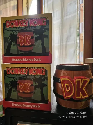 Hucha Barril Donkey Kong Cerámica