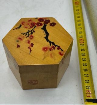 2 Cajas Joyero Madera Flores