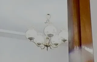 Lote Lámparas Vintage Metal y Cristal