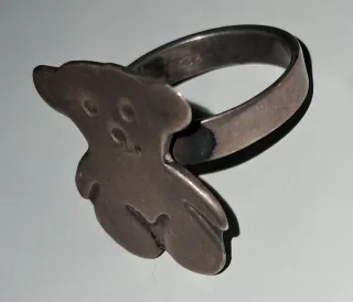 Anillo Plata 925 Oso Tous