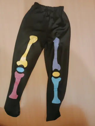 Disfraz esqueleto arcoíris niña 4-6 años