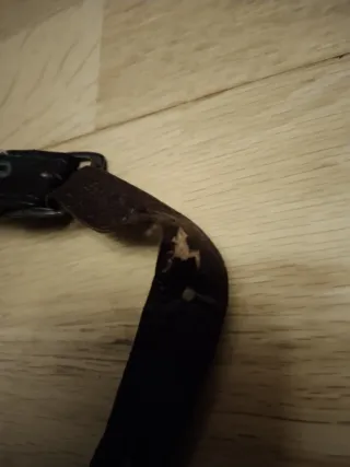 Mochila de cuero marrón artesanal