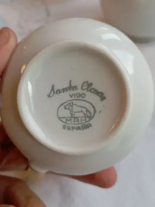 Juego de café antiguo de Santa Clara (Vigo)