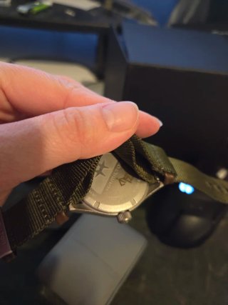 Reloj Hamilton Khaki Militar Verde/Plata