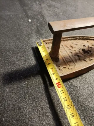 Plancha antigua de forja francesa