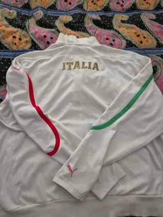 Felpa Puma Italia bianca