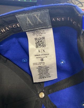 Gorra Armani Exchange Azul