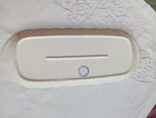 Bandeja decorativa pintada a mano