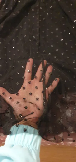 Vestito nero con paillettes