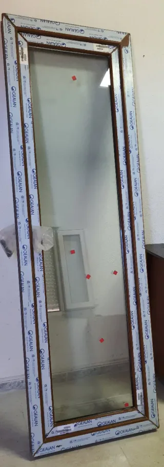 Puerta PVC nueva color roble dorado