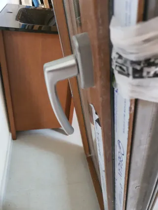 Puerta PVC nueva color roble dorado