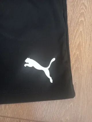 Pantalón corto Puma niño negro