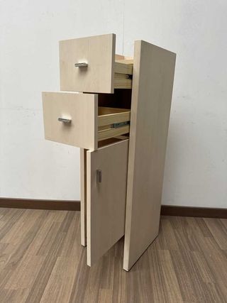 MUEBLE COLUMNA COLOR MADERA 110CM