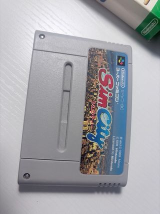 Sim City Super Famicom Nintendo