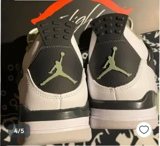 Jordan 4 Verde Blanco Talla 42