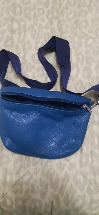 Marsupio in pelle Ottanio con tracolla
